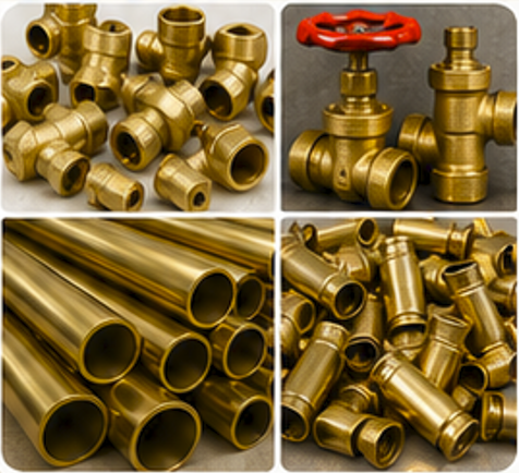 Brass scrap material
