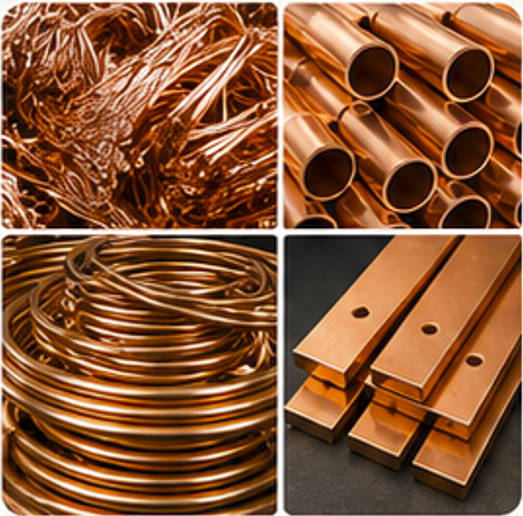 Copper scrap material